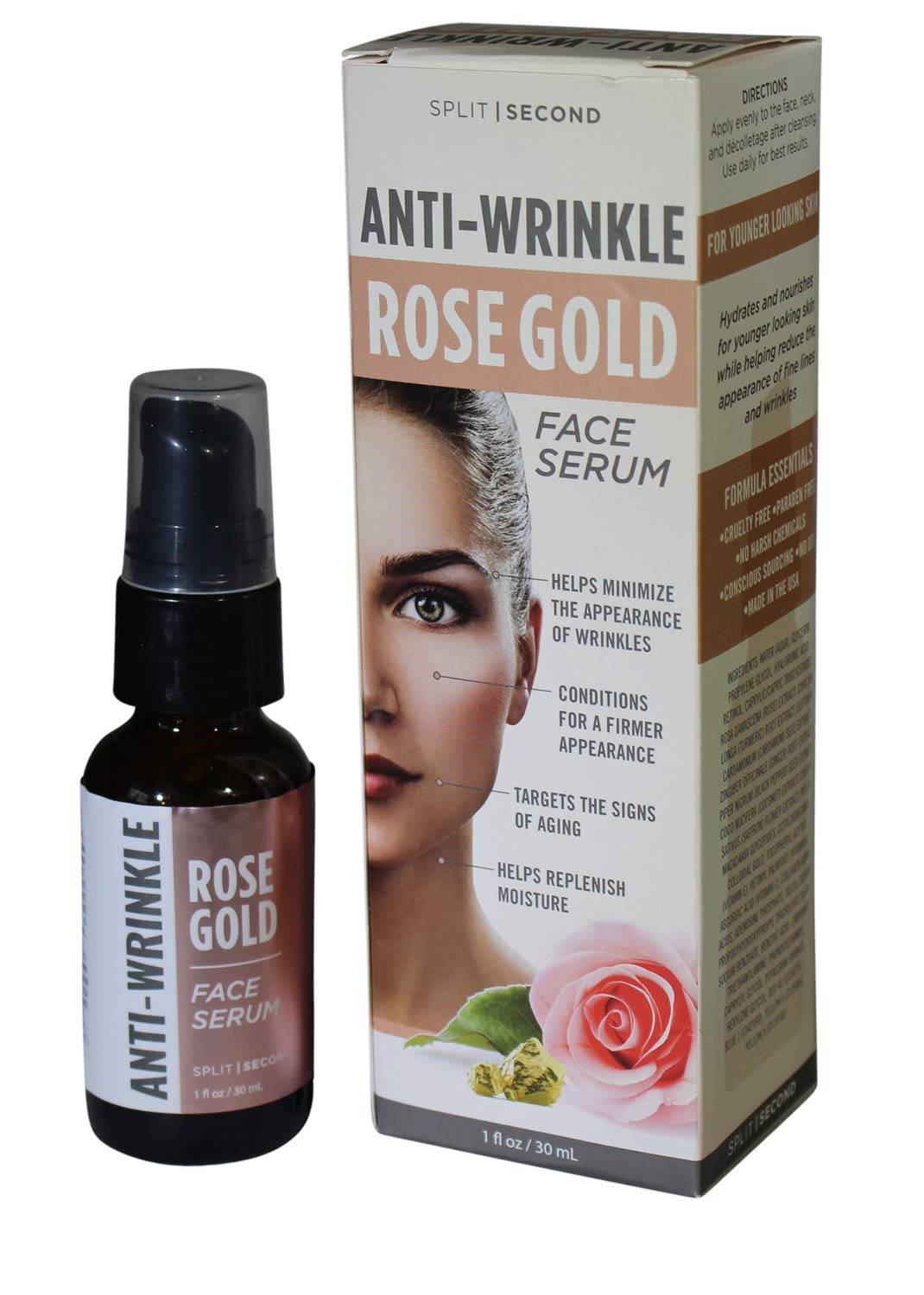 rose gold face serum