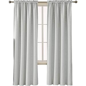 Deconovo Geometry Triangle Pattern Blackout Curtains Thermal