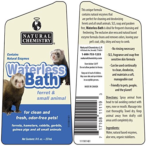 Natural Chemistry Natural Waterless Bath for Ferrets and Small Animals