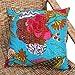Floral Cushion Cover Indian Throw Pillow Kantha Pillow Bohemian Cushion 18