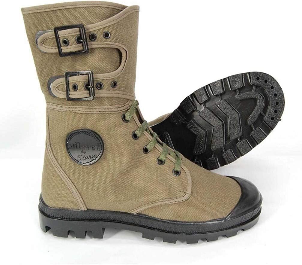 canvas commando boots