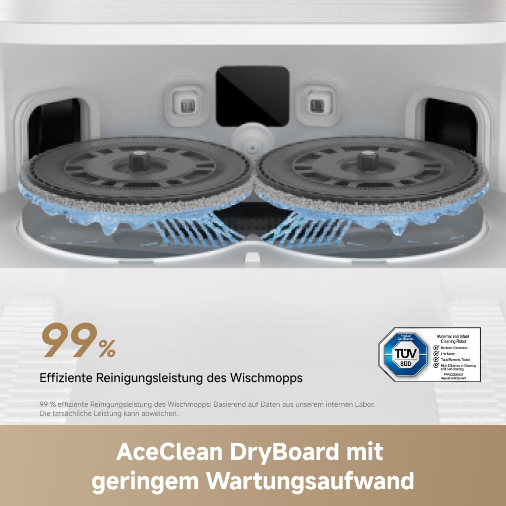 dreame L50 Ultra AE Saug- und Wischroboter Mit automatischer Entleerung und Wischmopp-Selbstreinigung bei 100 °C, 28.000 Pa Saugkraft, Hindernisvermeidung und 360°-Navigation 5