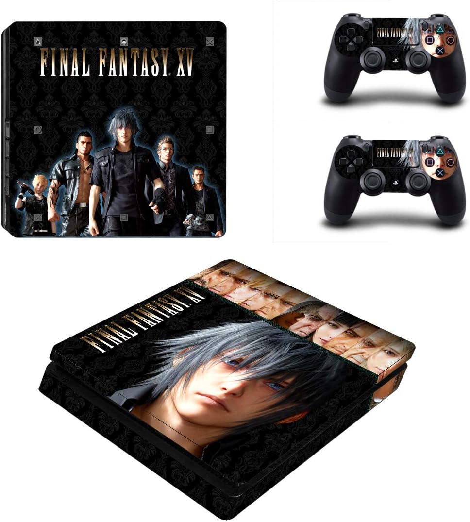 Playstation 4 Slim+2 Controller Design Sticker Protector Set - Final Fantasy XV (1) /PS4 S