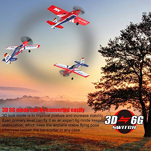 COLOR-LILIJ RC Remote Control Airplane - XK A430 2.4G 5CH - Brushless Motor 3D6G System RC Airplane EPS Aircraft,6-Axis Gyro - -3D / 6G Mode - Easy to Fly for Even Beginners(US Stock)