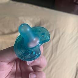 soothie pacifier with nose cut out
