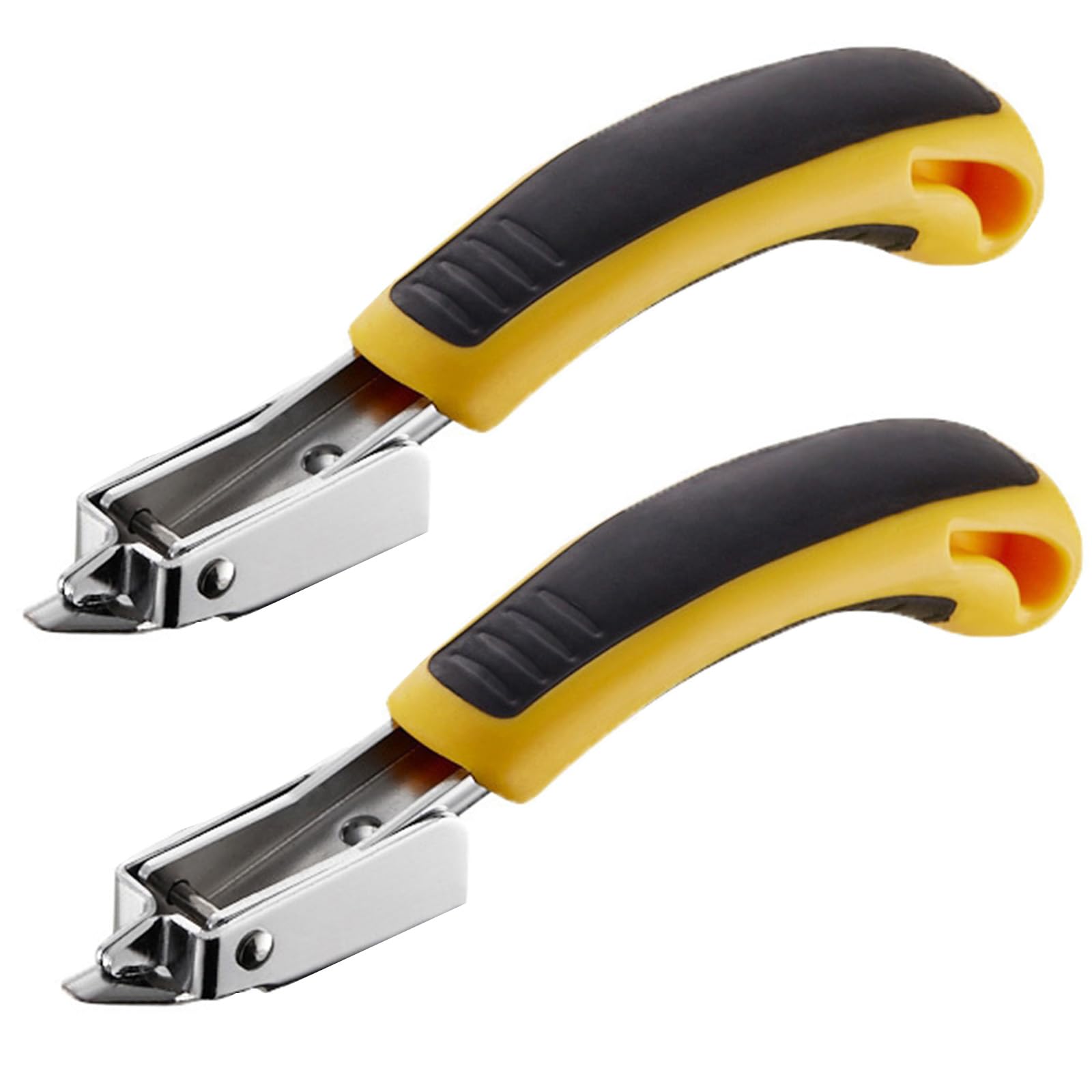 HREDZEO Staple Remover Tool,2 Pcs Staple Puller Tool Heavy Duty Staple Removers Strength Staple Puller Removing with Ergonomic Handle for Office School and Home