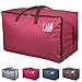 DOKEHOM 100L Large Storage Bag, Fabric Clothes Bag, Thick Ultra Size Under Bed Storage, Moisture proof (Red)