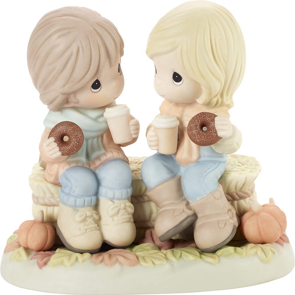 Precious Moments 201035 Pumpkin Spice with You is Nice Bisque Porcelain Figurine