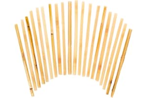 SOIKOI Raw Sugar Cane Swizzle Sticks - Pack of 20