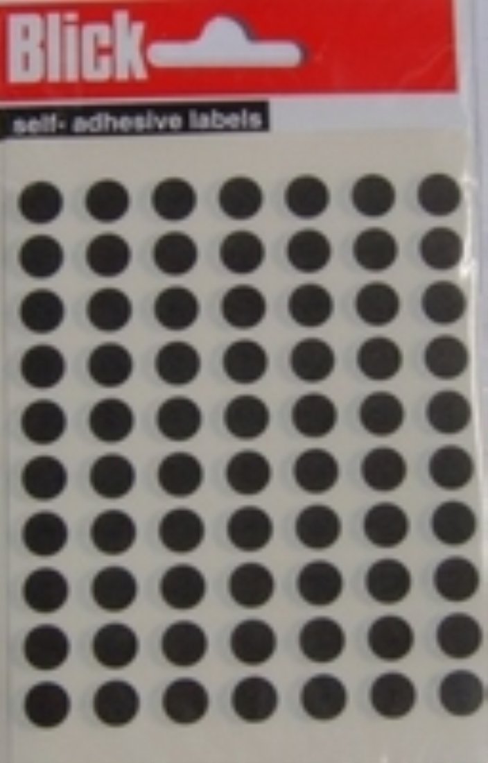 Blick RS00175 8mm Label Bag - Black