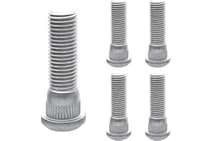 XINLIYA 5PCS Car Wheel Studs, M12x1.5 48mm Long Extended Vehicle Wheel Steel Lug Bolts, OEM#610-266 90942-02049 Wheel Lug Stu