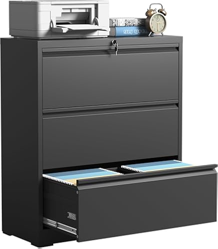 Amazon.com: Lorell 4-Drawer Lateral File, 36 by 18-5/8 by 52-1/2