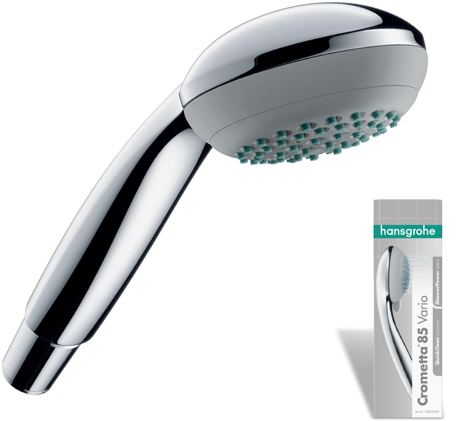 hansgrohe Crometta 85 Vario hand shower, 2 spray modes, chrome
