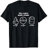 This T-Shirt Speaks Volumes Funny Maths Science Geeky Pun T-Shirt