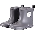 Tree Grandpa Toddler Rain Boots Baby Kids Easy-on Rain shoes Children Waterproof Shoes for Boys Girls(1-6 Years)