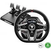 Thrustmaster T248 X Force Feedback Racing Wheel &amp; Pedal Set - XBOX &amp; PC | 3.1 Nm torque, for advanced Simracing, Mag-Shift paddle shifters, 3-pedal pedal set, 25 action buttons, integrated screen