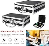 JoyFan YB001 Mini Portable Aluminum Craft Travel Tool Box Black 180x110x55mm view 3