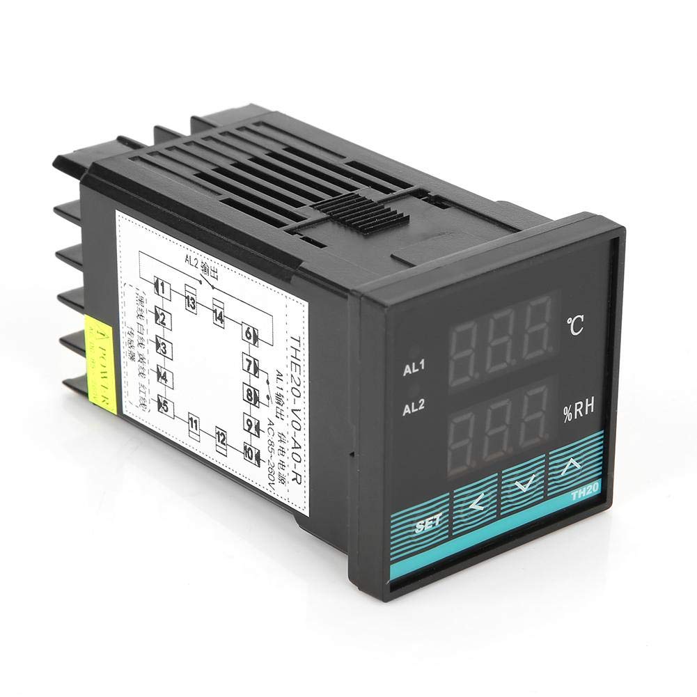 Digital Thermostat Humidity Controller, 19.9℃80.0℃ 0.099.9％RH