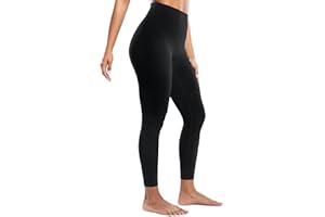 ENERBLOOM Workout Leggings for Women Yoga Pants High Waisted Athletic Tights Silky Feel Soft 25" /28" Gym Activewear Lounge