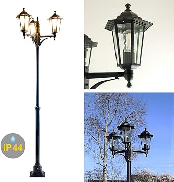 Gartenleuchte Aussenleuchte Kandelaber Kingston Xxl Schwarz 3 Flg Fur Den Aussenbereich Amazon De Beleuchtung