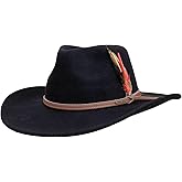 Outback Trading Company Men's 1391 Cooper River UPF 50 Water-Resistant Australian Wool Western Cowboy Hat