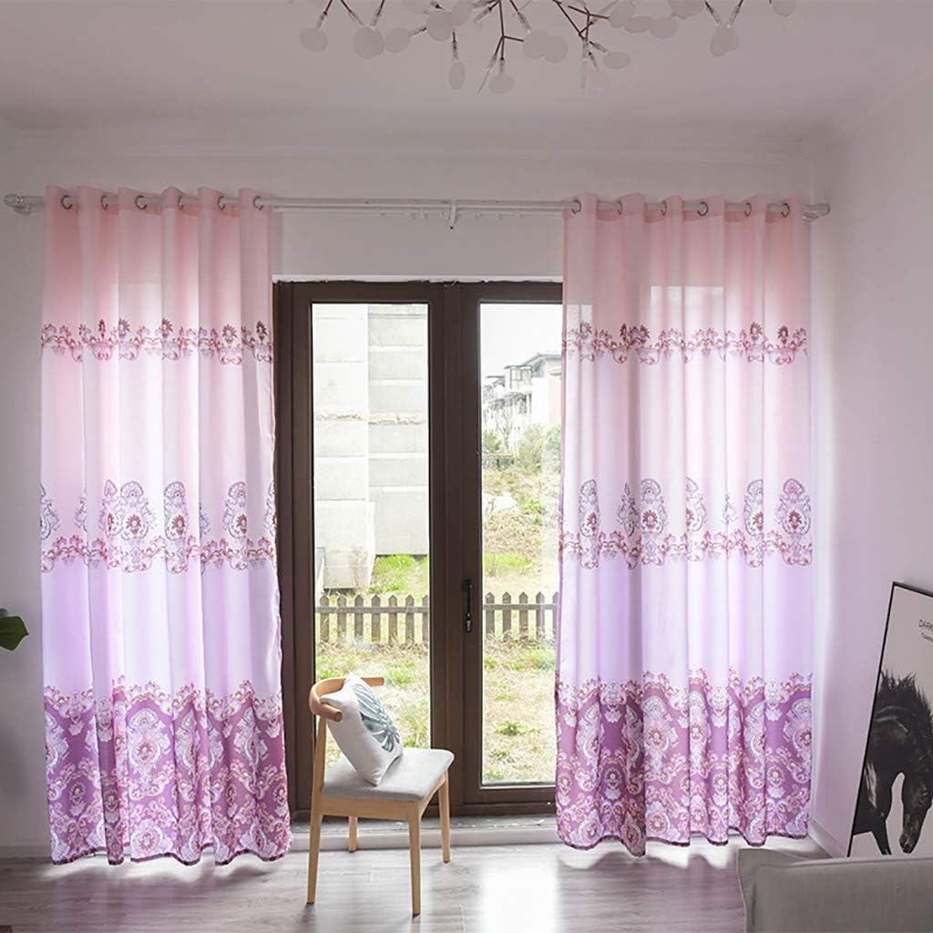 Amazon Com Digood Fresh Sheer Curtains Drape Voile Panels Tulle