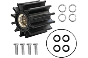 Vanshly,Sea Water Pump Threaded Impeller Repair Kit Replaces Volvo Penta 21700445,Fits V6,V8,5.7Gasoline Engine Models
