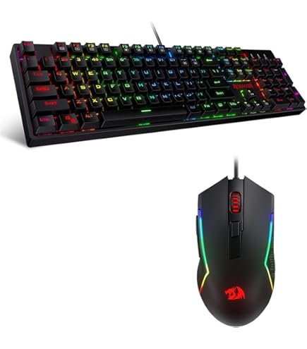 Amazon.com: Redragon K582 Mechanical Gaming Keyboard and M908
