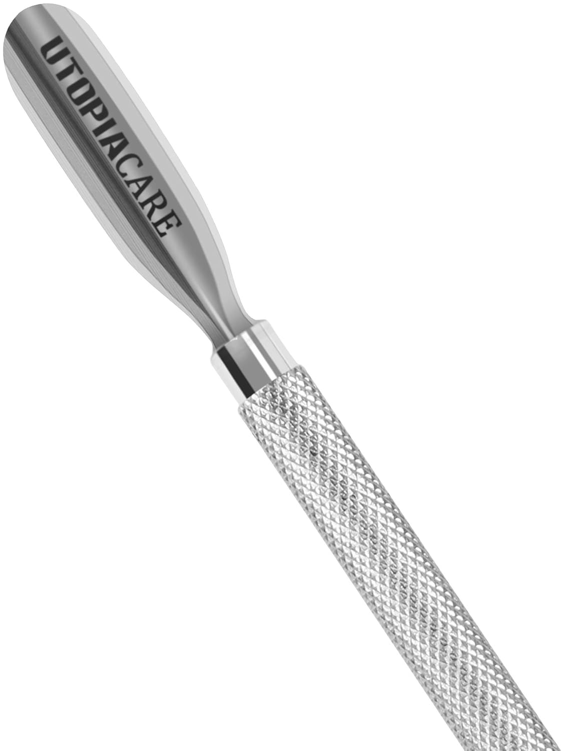 Cuticle Pusher and Spoon Nail Cleaner - Professional Grade Stainless Steel Cuticle Remover and Cutter - Durable Manicure and Pedicure Tool - for Fingernails and Toenails - by Utopia Care: Beauty