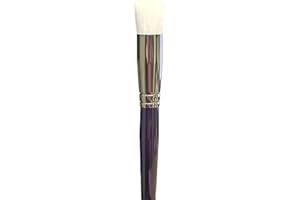 STUDIOR12 STUDIO R12 Dome Stencil Brush | Scumble | Swirl | Dry Brush | Prevent Bleeding | DIY Crafting & Painting Tools | Select Size (1/2")