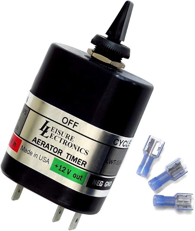 Parts & Accessories Marine Boat Livewell Timer Caplugs 3WIRE 1 1/16 SC Boat Parts