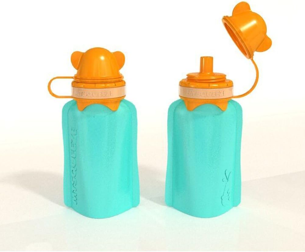 silicone reusable baby food pouches