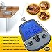 Wireless Meat Thermometer by KONA ~ Best Digital Meat Thermometer For Smokers/Grill/BBQ/Candy & Fondue ~ 100ft Range ~ Blue Backlit Digital LED Screen