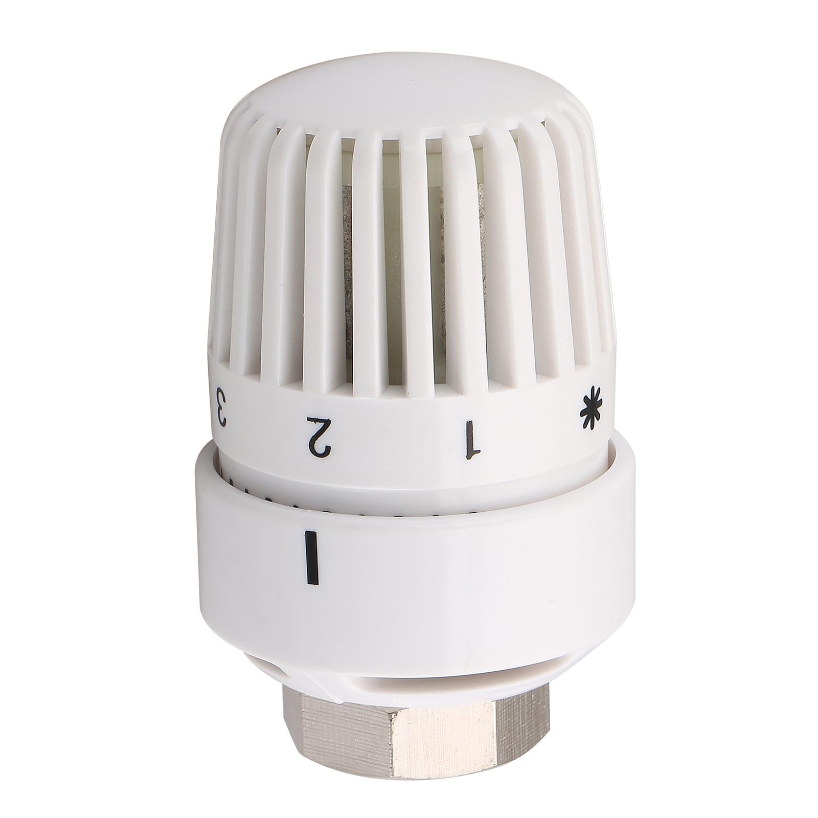 Wengart Thermostatic Radiator Head, M30x1.5, Heating System Temperature Control Head, Work for Office and Household Radiator Valve, White (WG4005)