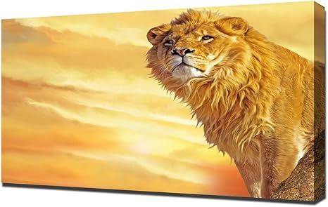 Amazon Com Lilarama Usa Lion King Of Beasts Canvas Art Print Wall Art Canvas Wrap Posters Prints Amazon Com Lilarama Usa Lion King Of Beasts Canvas Art Print Wall Art Canvas Wrap Posters Prints