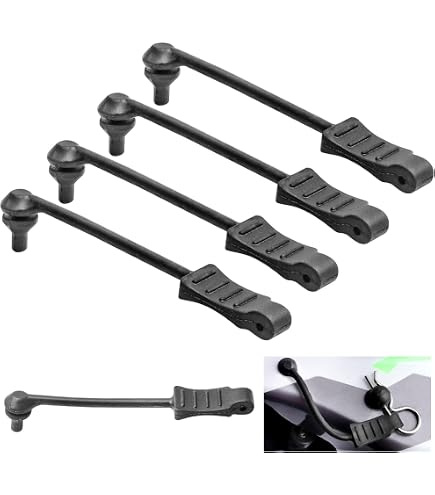 ARRMA AR390165 Pince De Fixation Pour Corps - 4 Pièces - Échelle 1/10 - Noires - Pièce Détachée D'Origine