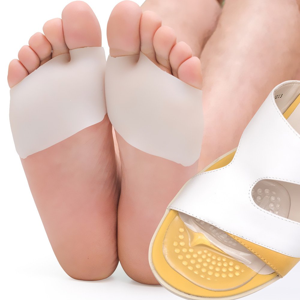 Skyfoot’s Metatarsal Pads, Ball-of-Foot Cushions Prevent Calluses and Blisters for Men and Women - 4pcs