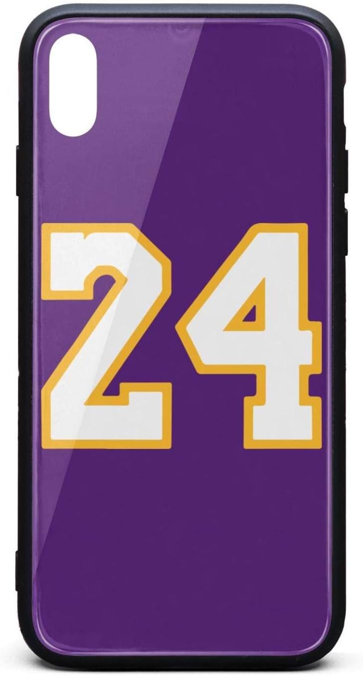 Black-Mamba-Kobe-Bryant-#24- for iPhone X Case Cool Anti-Scratch TPU Rubber Frame Hard PC Back Shell