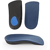 Insoles,3/4 Length Orthotic Inserts,Arch Pain Relief Insole,for Plantar Fasciitis, Flat Feet, Over-Pronation, Relief Heel Spur Pain,Arch Support Orthotic for Women and Men