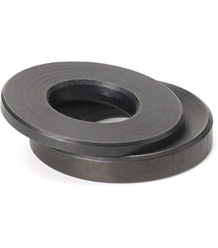 12L14 Steel Spherical Washer – Black Oxide, Male & Female Assembly, 7/16-1/2 Hole Size, 1-1/8 OD, 5/16 Nominal Thickness, 5-Pack, Made In USA