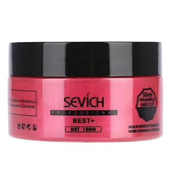 Amazon ヘアカラーワックス 8色ヘアクレイ染料一時的なカラーヘア