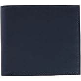 Trafalgar Men's Sergio Genuine Leather 8-Slot Bi-Fold RFID Wallet, Black
