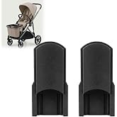 2 Pcs Stroller Adapter for Cybex Gazelle - Compatible Shopping Basket Adapter | Effortless Detachable Design | Hands-Free Convenience