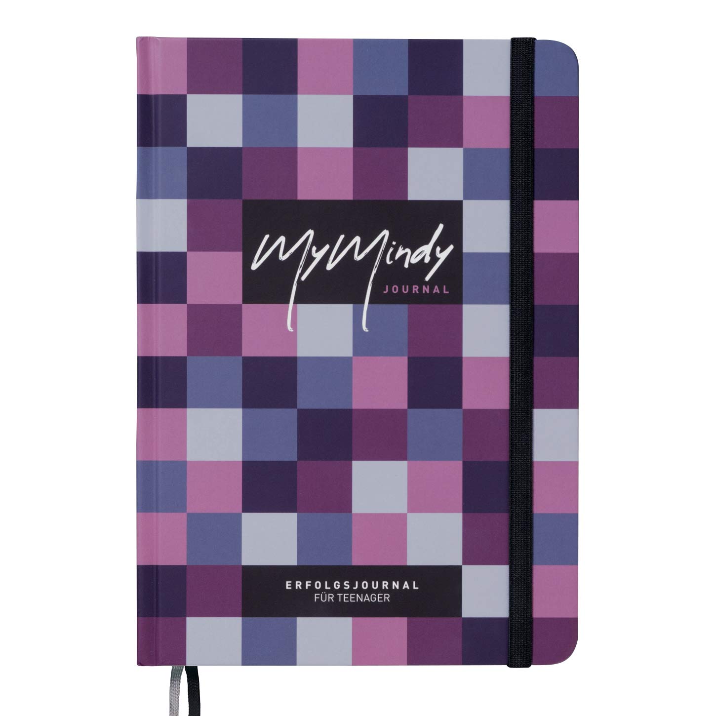 MyMindy Journal, Squary Violet: Textured Diary and Success Journal for Teenagers - for Goals, Mindfulness, Self-Reflection and Personal Development
