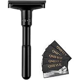 QSHAVE Adjustable Double Edge Safety Shaving Razor Deluxe Set (Razor)