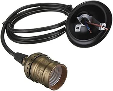 Buyeonline Edison - Soporte de base para lámpara de techo (rosca E27