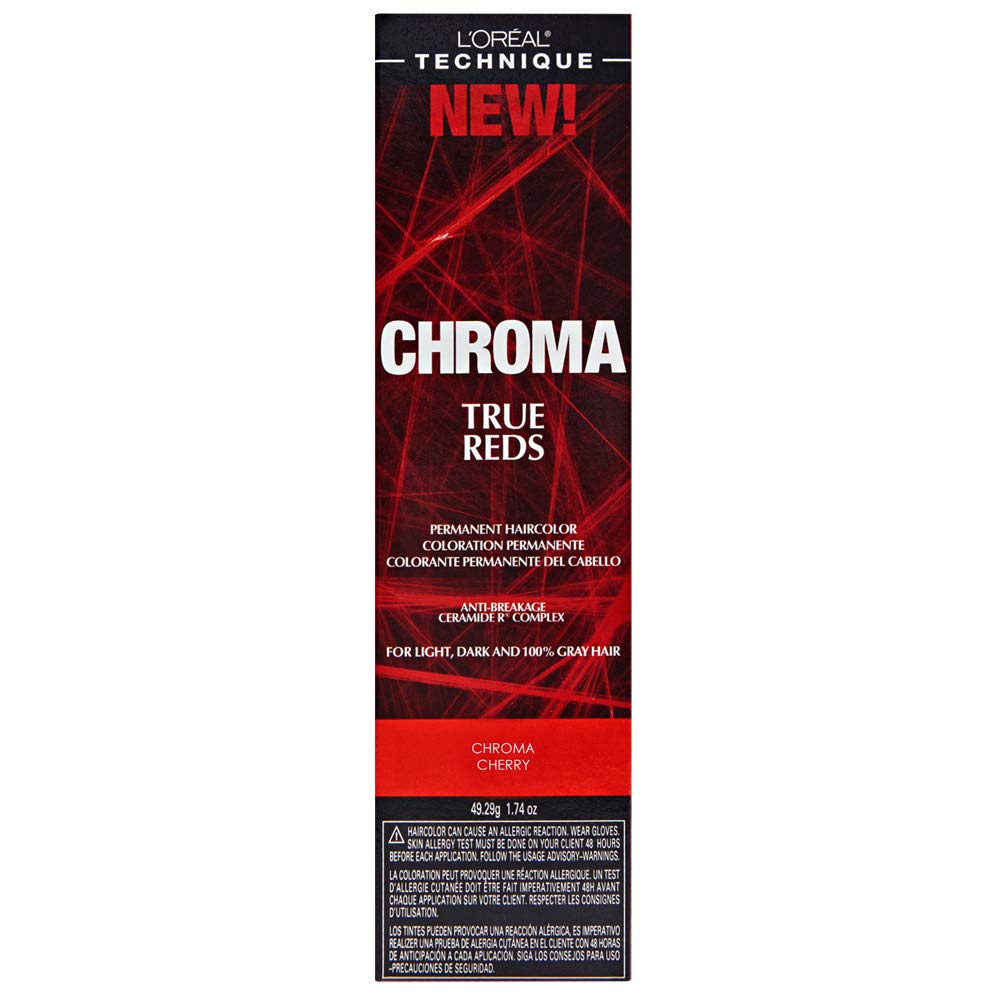 L'Oreal Paris Chroma True Reds Hair Color, Cherry, 1.74 Ounce