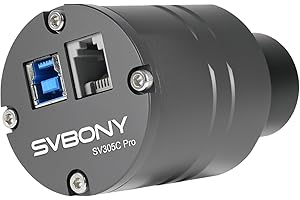 SVBONY SV305C Pro Telescope Camera, USB 3.0 High-Speed Transmission, 2MP IMX662 Sensor 128MB DDR Buffer, 1.25" CMOS Astrophot