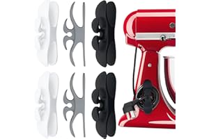 OWOWONG Cord Organizer for Appliances, 6 Pcs Upgrade Design Cord Wrappers for Kitchen Appliances with Super Sticky Adhesive, Cord Organizer Stick On Mixer, Air Fryer, Pressure Cooker, Coffee Maker