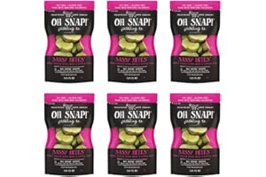 Oh Snap Sassy Bites Pickles (Pack of 6) 3.25 oz Bags - Sweet with a little Kick - Packed Ready to Eat w/Exit 28 Bargains Sticker - Healthy Snack - Fat Free, Gluten Free, Non GMO